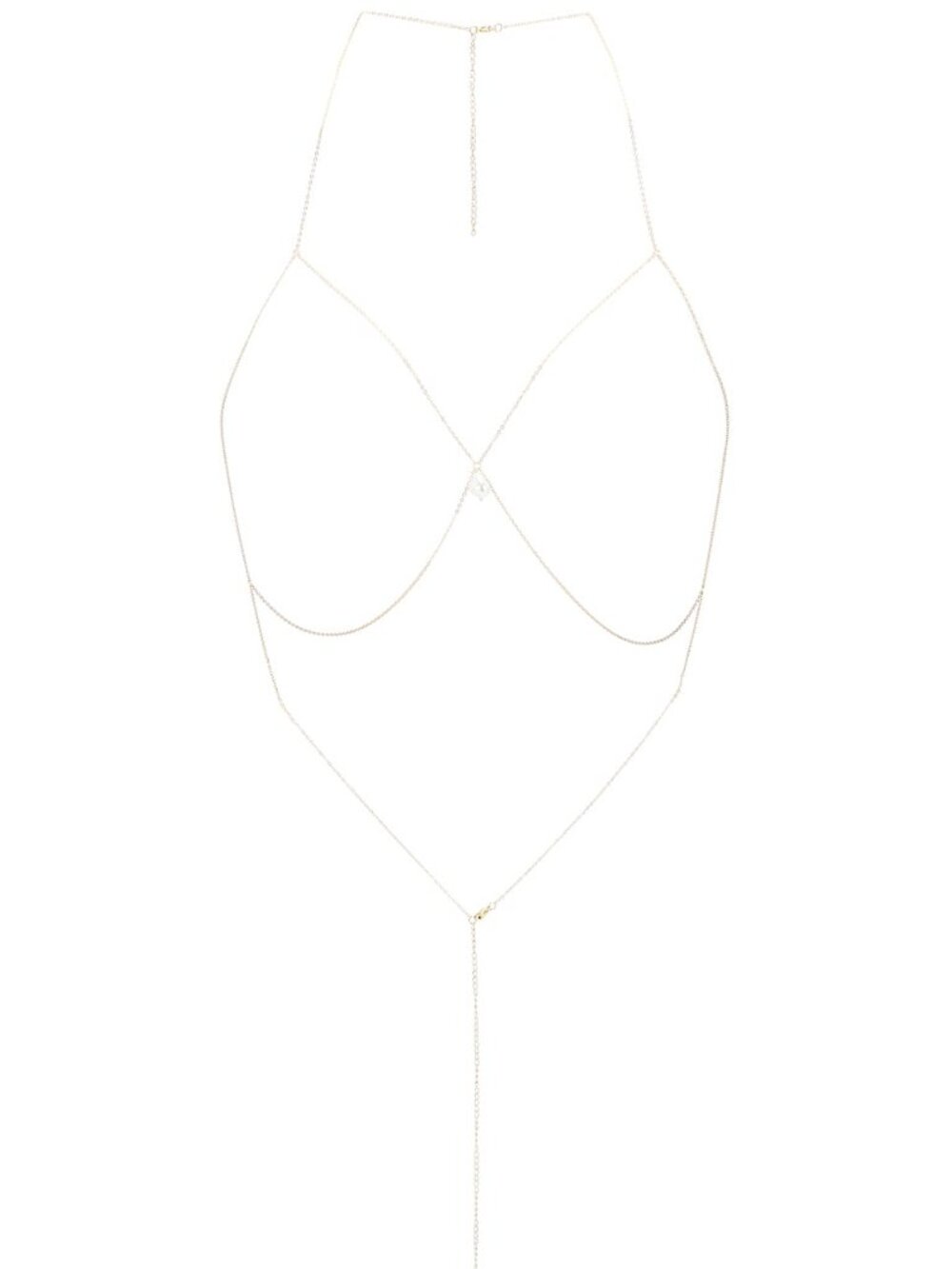 petit moments Pearl Bralette Chain in Gold
